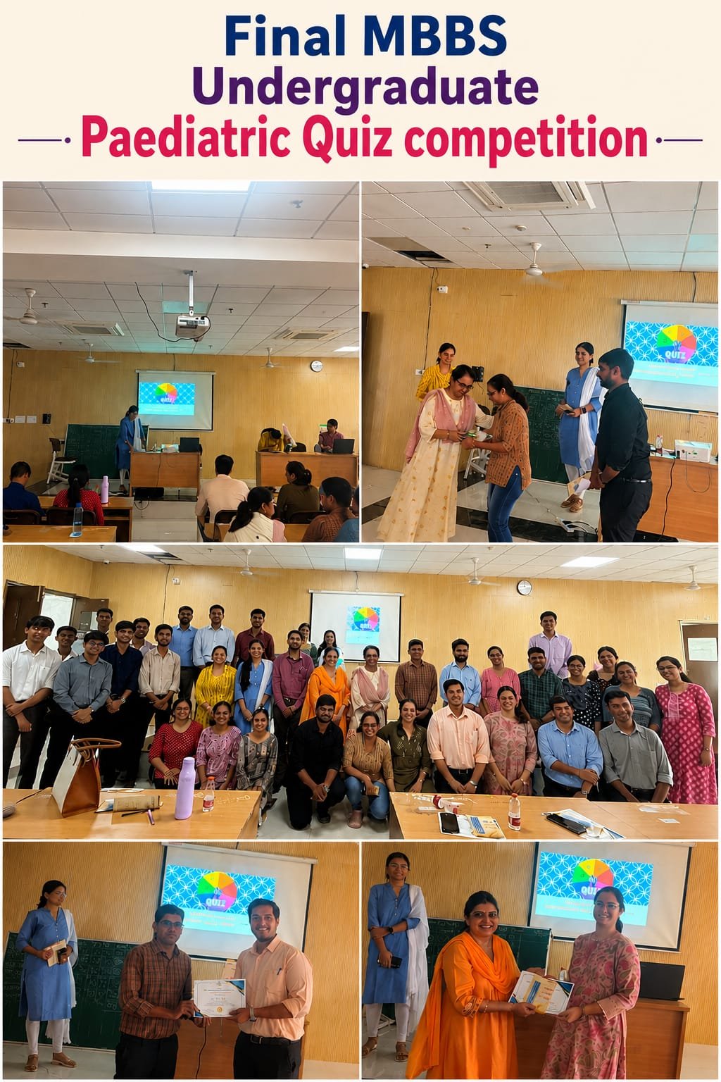 Undergraduate IAP, Pediatrics quiz competition 2026