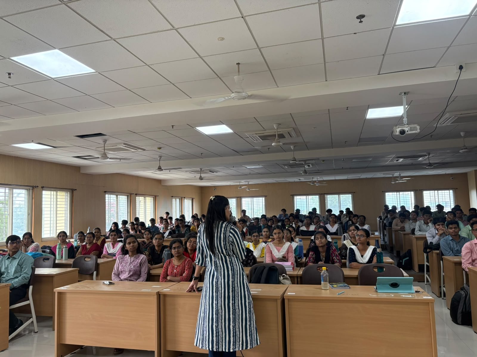 Students participating in the NIRMAN Introduction Session